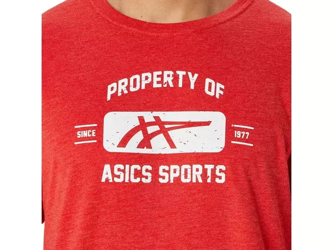 CAMISETA DEPORTIVA DE MANGA CORTA PROPIEDAD DE ASICS