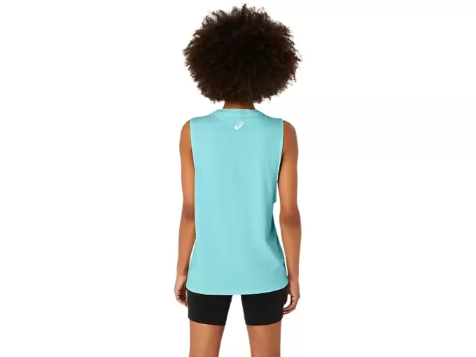 CAMISETA MUSCULAR ASICS CON ESLOGAN SUN IN THE SKY PARA MUJER