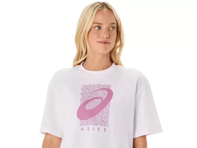 CAMISETA RELAJADA CON GRÁFICO EN ESPIRAL DE ASICS TRAINING CORE
