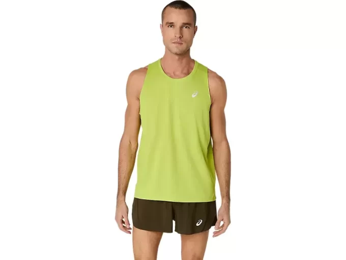 CAMISETA SIN MANGAS ASICS PLATA
