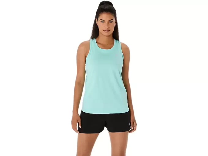 CAMISETA SIN MANGAS ASICS PLATA