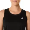 CAMISETA SIN MANGAS ASICS PLATA