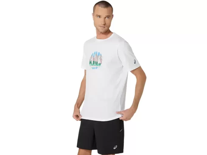 CAMISETA UNISEX ASICS CELEBRATE OUR HOME DE MANGA CORTA