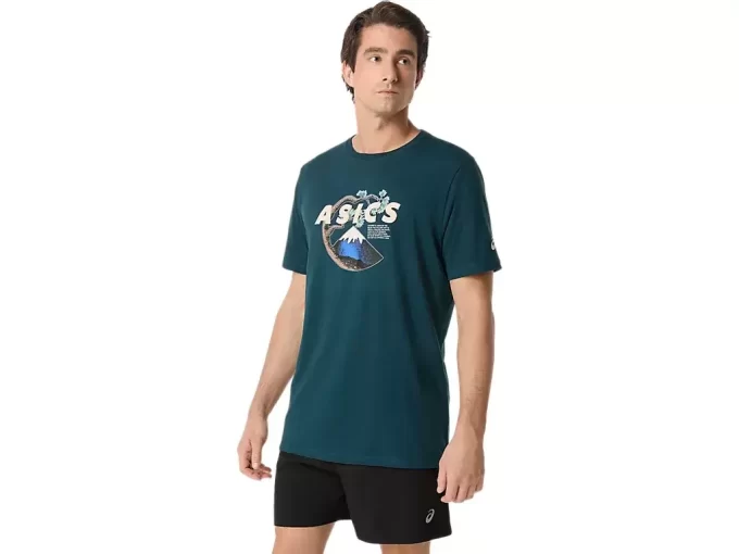 CAMISETA UNISEX ASICS OUTDOOR DE MANGA CORTA