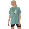 CAMISETA UNISEX ASICS PALM IN THE SUN DE MANGA CORTA