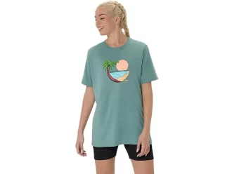 CAMISETA UNISEX ASICS PALM IN THE SUN DE MANGA CORTA
