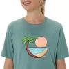 CAMISETA UNISEX ASICS PALM IN THE SUN DE MANGA CORTA