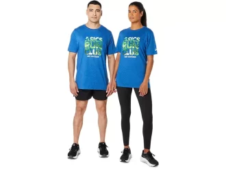 CAMISETA UNISEX ASICS RUN OUTSIDE CLUB DE MANGA CORTA