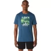 CAMISETA UNISEX ASICS RUN OUTSIDE CLUB DE MANGA CORTA