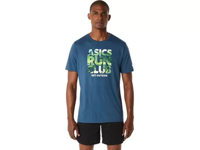 CAMISETA UNISEX ASICS RUN OUTSIDE CLUB DE MANGA CORTA