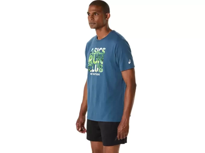 CAMISETA UNISEX ASICS RUN OUTSIDE CLUB DE MANGA CORTA