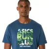 CAMISETA UNISEX ASICS RUN OUTSIDE CLUB DE MANGA CORTA