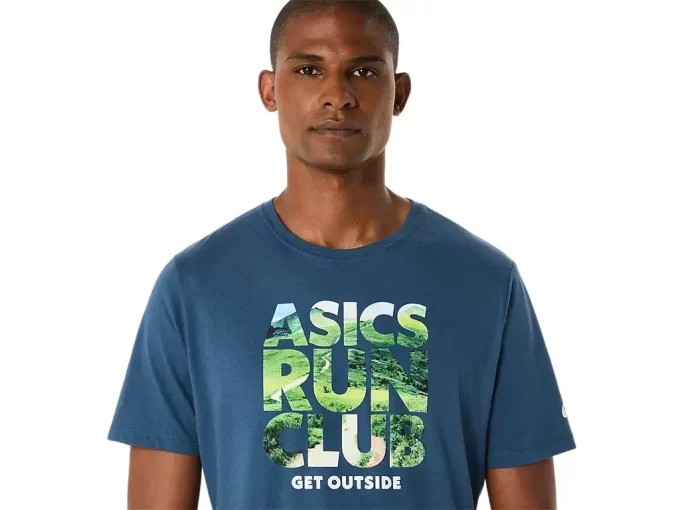 CAMISETA UNISEX ASICS RUN OUTSIDE CLUB DE MANGA CORTA