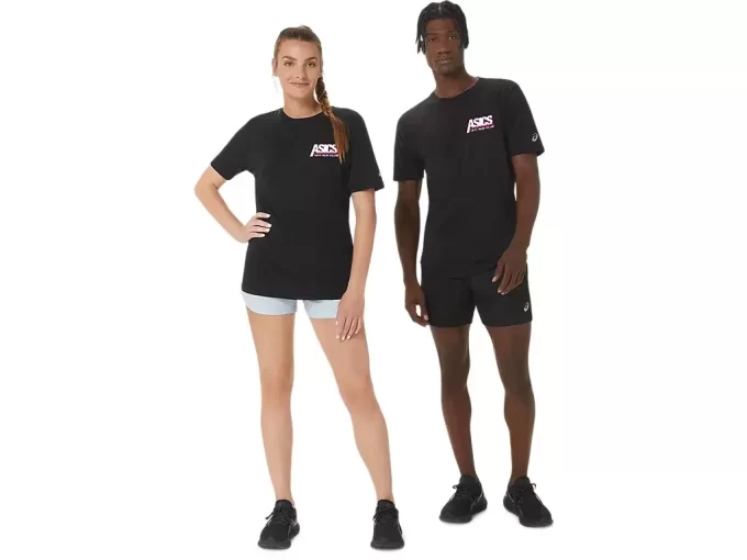 CAMISETA UNISEX ASICS SMSB 1977 RUN CLUB DE MANGA CORTA