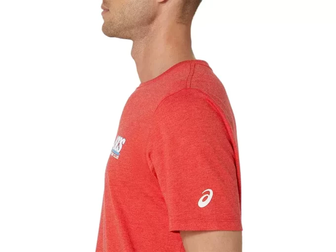 CAMISETA UNISEX ASICS SMSB 1977 RUN CLUB DE MANGA CORTA