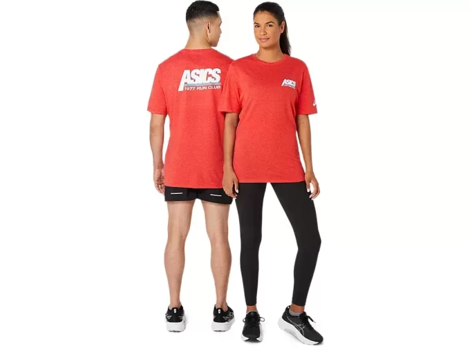 CAMISETA UNISEX ASICS SMSB 1977 RUN CLUB DE MANGA CORTA