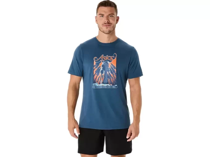 CAMISETA UNISEX ASICS WANDER DE MANGA CORTA