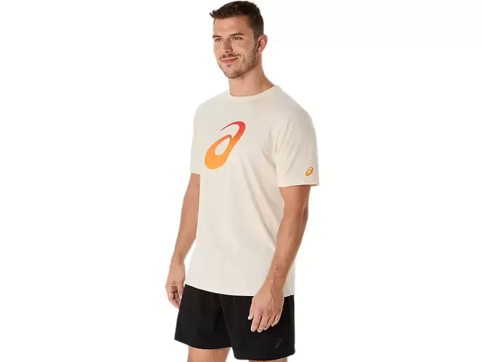 CAMISETA UNISEX DE MANGA CORTA CON LOGOTIPO ESPIRAL DEGRADADO