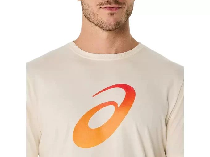 CAMISETA UNISEX DE MANGA CORTA CON LOGOTIPO ESPIRAL DEGRADADO