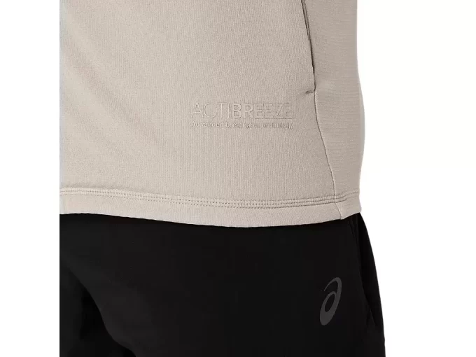 CHAQUETA ACTIBREEZE CON CREMALLERA COMPLETA Y REJILLA JACQUARD