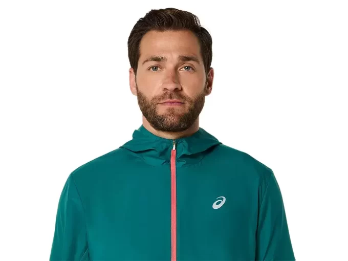 CHAQUETA ASICS PLATA