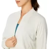 CHAQUETA FLEXIBLE DE TACTO SUAVE PARA MUJER