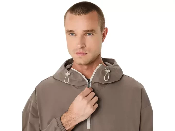 CHAQUETA RELAJADA DE DOBLE TEJIDO