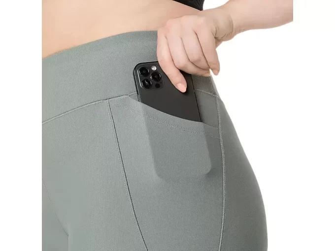 MALLAS DE CINTURA ALTA ACANALADA 7/8 PARA MUJER