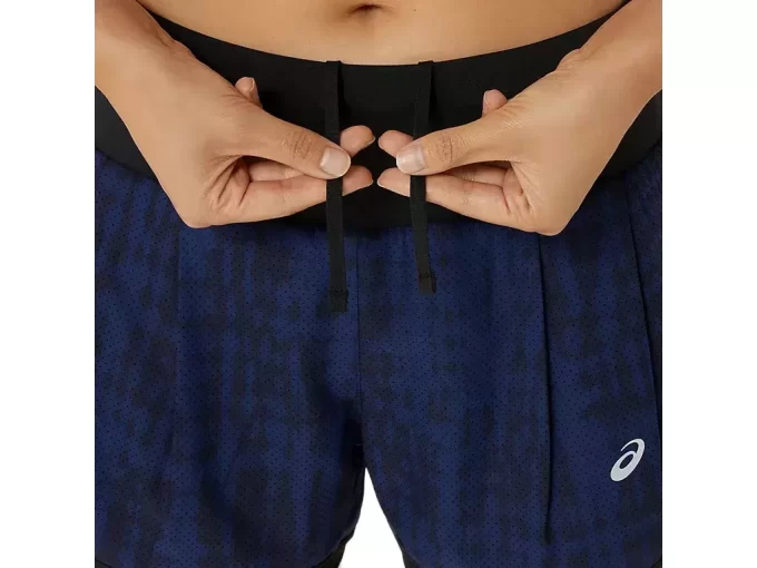 PANTALÓN CORTO 2 EN 1 CON ESTAMPADO COMPLETO DE CARRETERA DE 3,5 PULGADAS