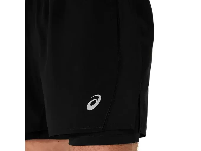 PANTALÓN CORTO ASICS PLATA 2N1 5IN