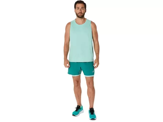 PANTALÓN CORTO ASICS PLATA 2N1 5IN