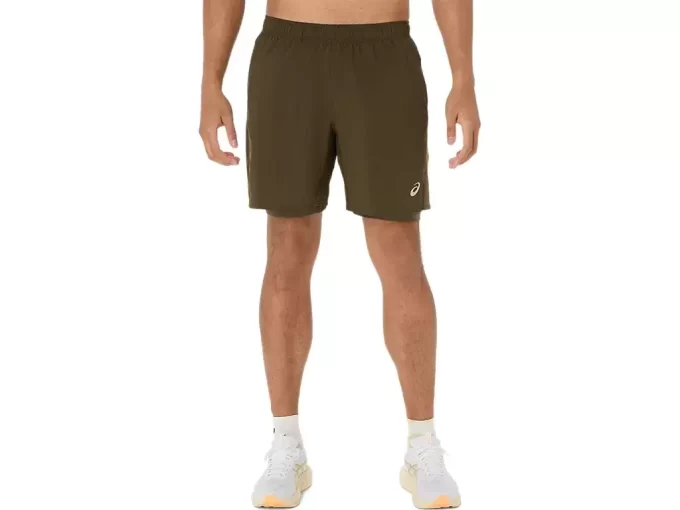 PANTALÓN CORTO ASICS PLATA 2N1 7IN