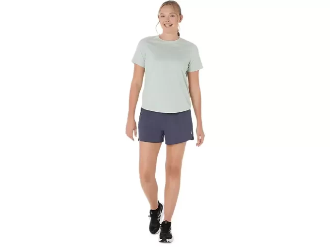 PANTALÓN CORTO ASICS PLATA DE 4 PULGADAS