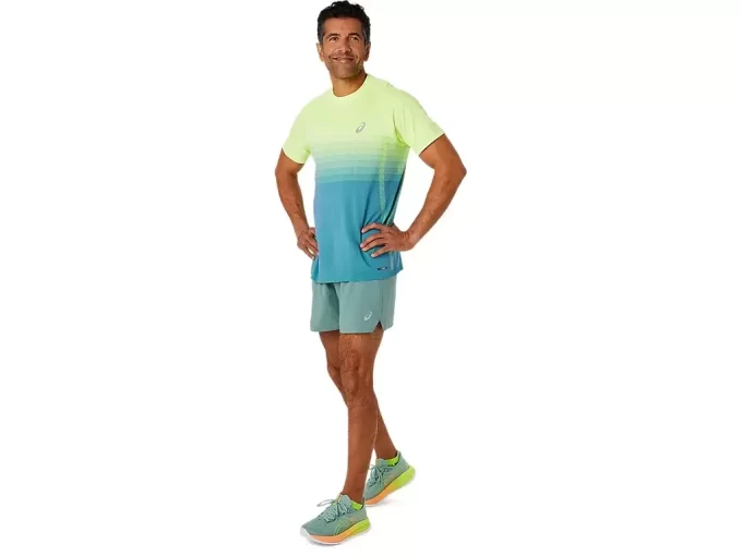 PANTALÓN CORTO DE 5 PULGADAS PARA HOMBRES, 2 EN 1, DE RUTA