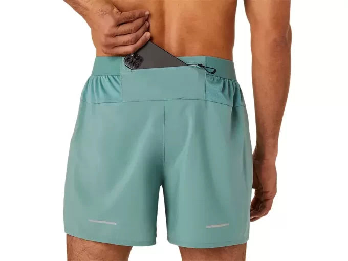 PANTALÓN CORTO DE 5 PULGADAS PARA HOMBRES, 2 EN 1, DE RUTA
