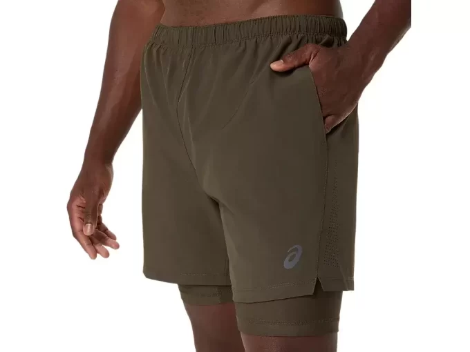 SHORT 2 EN 1 DE 7 PULGADAS PARA HOMBRE