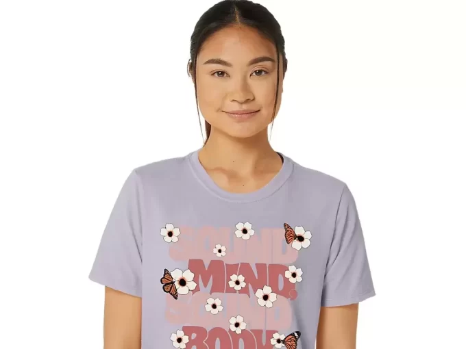 SUDADERA ASICS MONARCH SLOGAN PARA MUJER