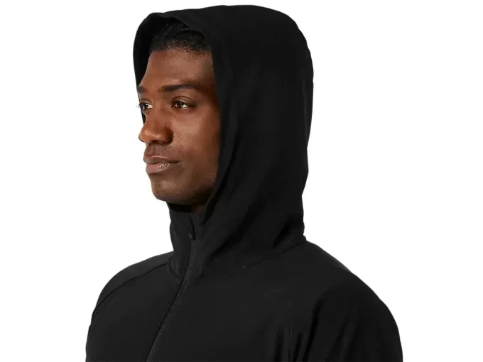 SUDADERA CON CAPUCHA Y CREMALLERA COMPLETA DE JERSEY DE PUNTO