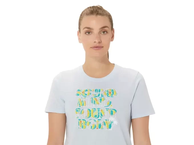 Sudadera con capucha y eslogan Hibiscus para mujer de ASICS