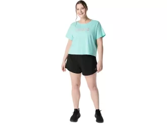 TOP CORTO DE MANGA CORTA ASICS DAISY PARA MUJER