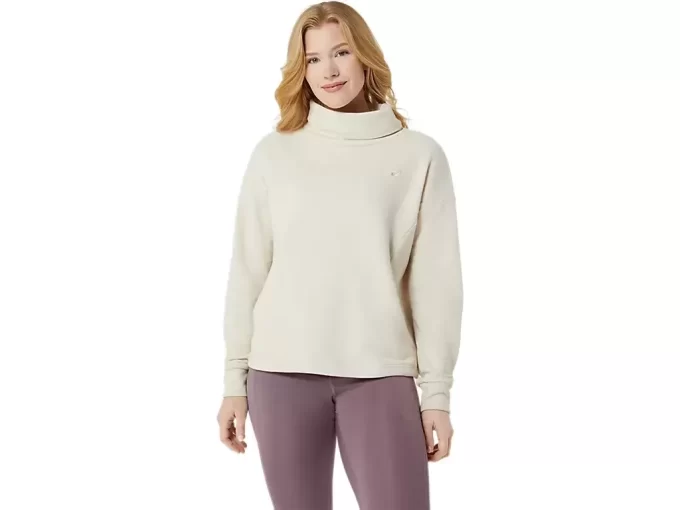 TOP DE CUELLO ALTO DE rizo francés