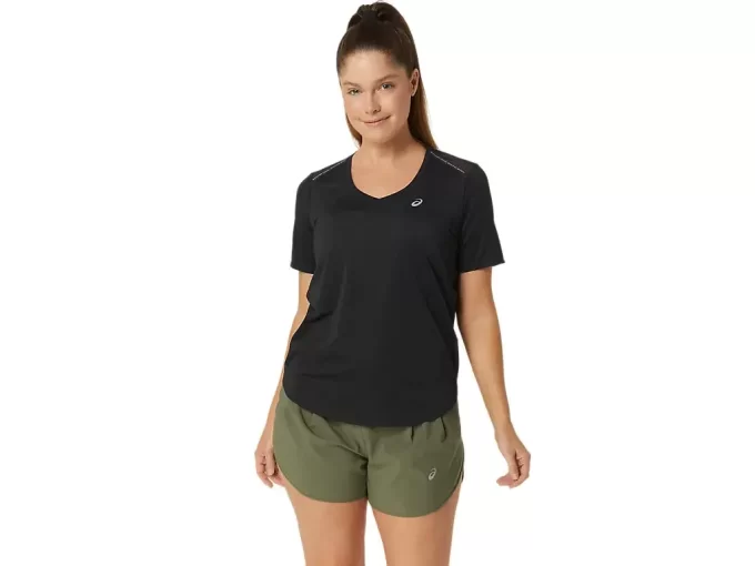 TOP DE MANGA CORTA CON CUELLO EN V ROAD