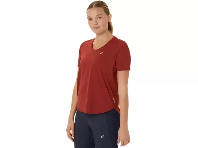 TOP DE MANGA CORTA CON CUELLO EN V ROAD