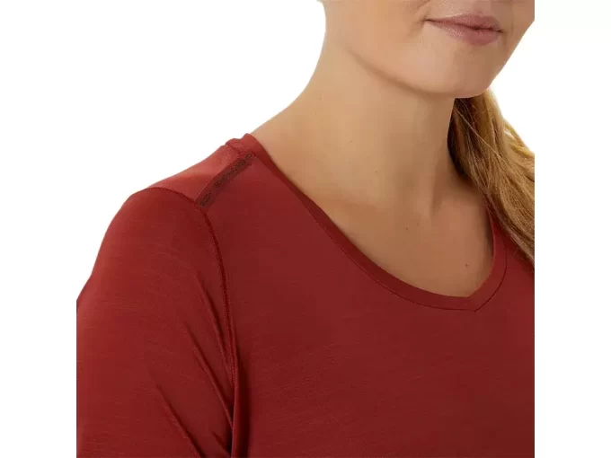 TOP DE MANGA CORTA CON CUELLO EN V ROAD