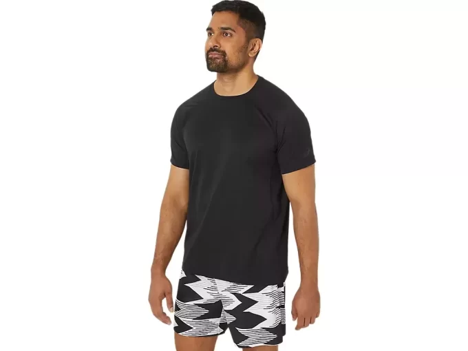 TOP DE MANGA CORTA DE PUNTO VENTILADO