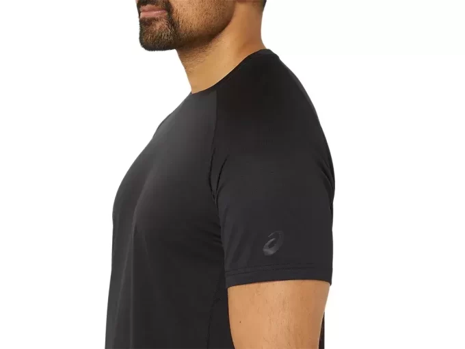 TOP DE MANGA CORTA DE PUNTO VENTILADO