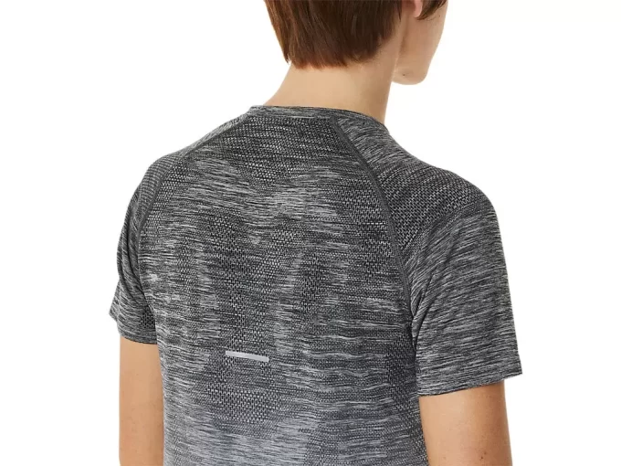 TOP DE MANGA CORTA SIN COSTURAS PARA MUJER