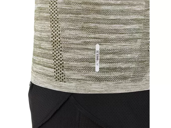 TOP DE MANGA CORTA SIN COSTURAS PARA MUJER