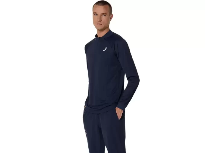 TOP DE MANGA LARGA CON 1/2 CREMALLERA