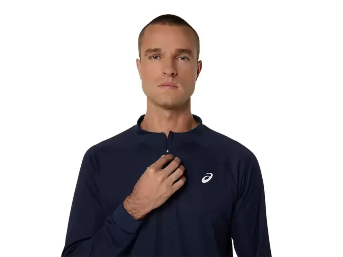 TOP DE MANGA LARGA CON 1/2 CREMALLERA